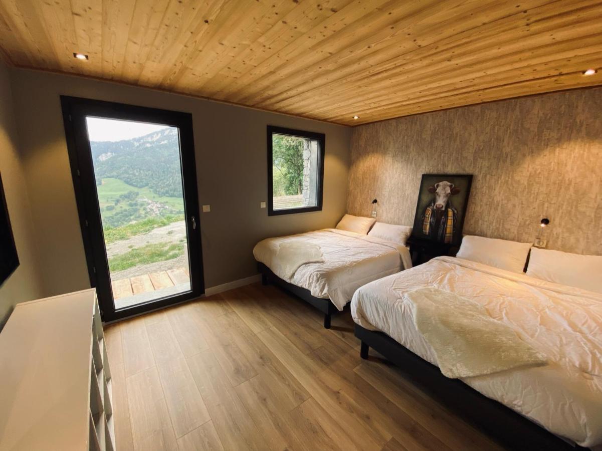 Chalet Confidentiel Valmorel - Chalet De Haut De Gamme 4 Etoiles 12 Personnes Doucy ภายนอก รูปภาพ
