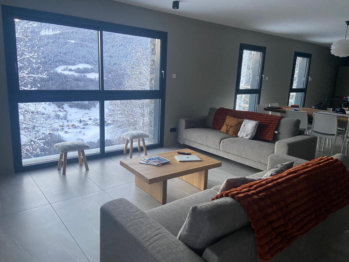 Chalet Confidentiel Valmorel - Chalet De Haut De Gamme 4 Etoiles 12 Personnes Doucy ภายนอก รูปภาพ